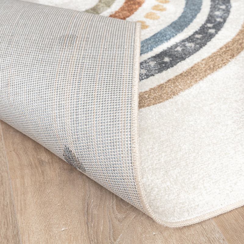 Washable Kids Rug - Ravi Rainbow Multicolour