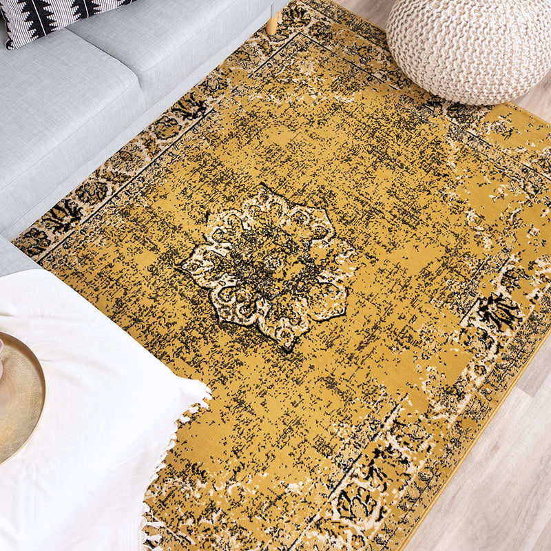 Vintage Rug - Wonder Yellow/Black