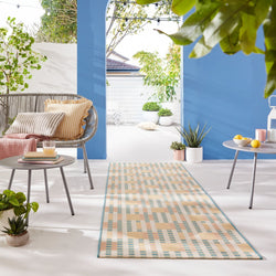 Balcony Rug - Villo Check Multicolor