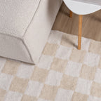 Retro Rug - Gambit Cream/White