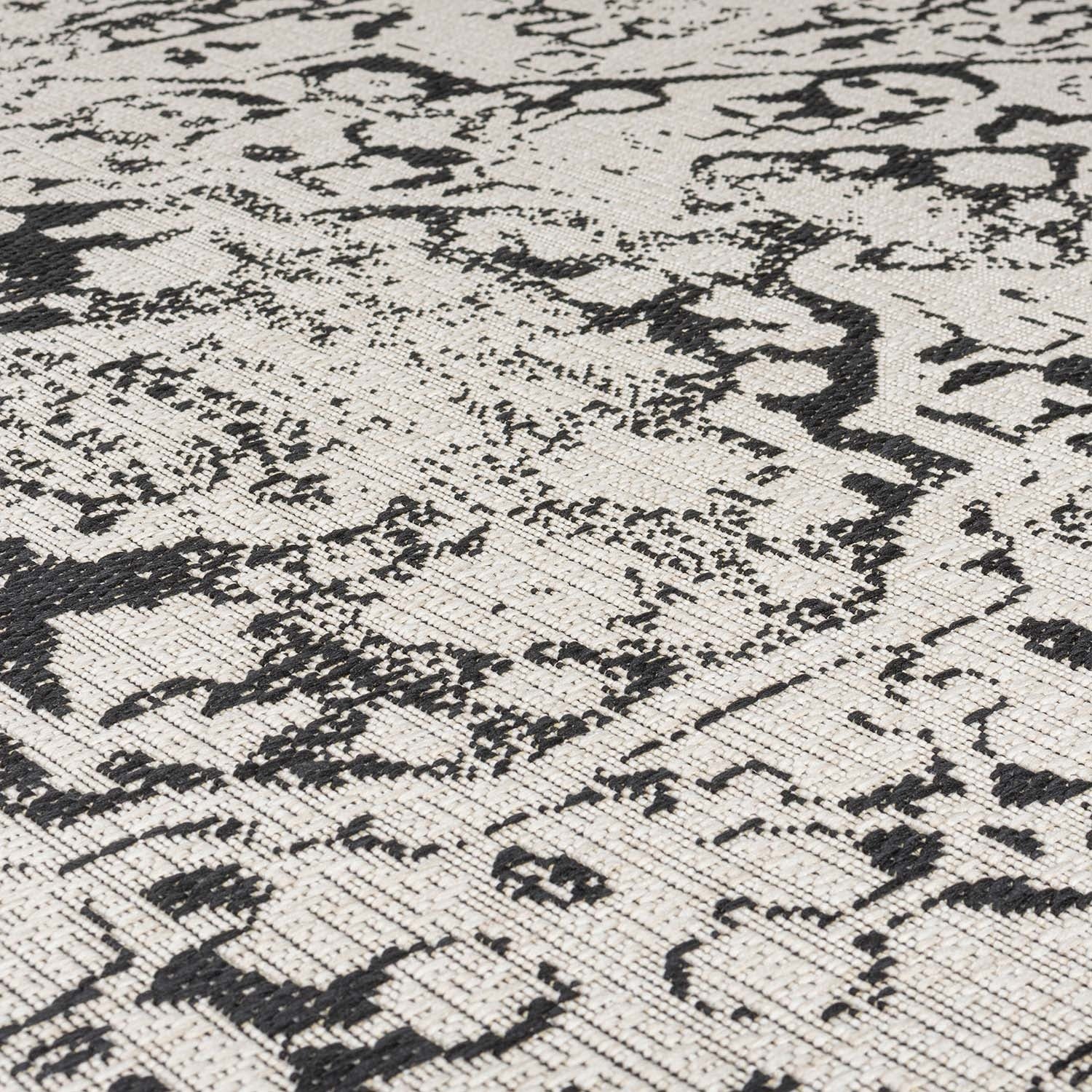 Outdoor rug - Varano Fuera Black/White