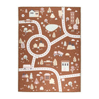 Car Play Rug - Rocky Ride Terracotta
