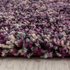 High-pile floor rug - Enjoy Lilac