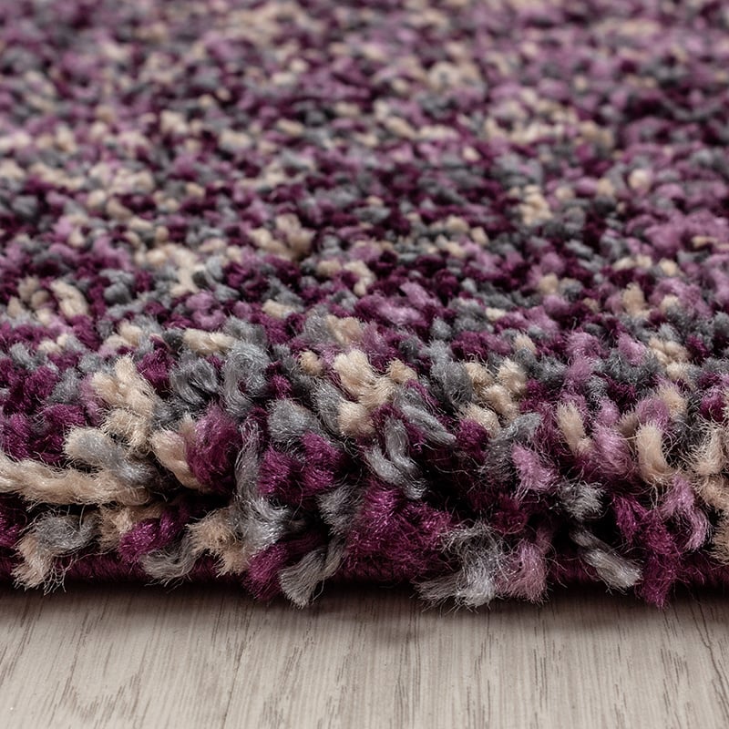 High-pile floor rug - Enjoy Lilac