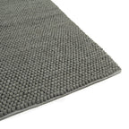 Wool floor rug to measure - New Loop Grey/Green 456