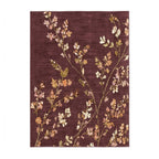 Washable rug - Misty Floral Brown