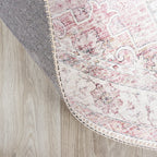 Round Vintage Rug - Lago Pink