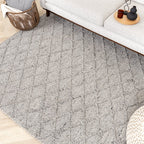 Wool Braided Rug - Knit Grey