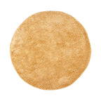 Round High Pile Rug - Lofty Ochre Yellow