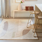 Wool Floor Rug - Urban Vibes Cream/Pink 030