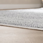 Sustainable Low-Pile Rug - Lykke Light Grey