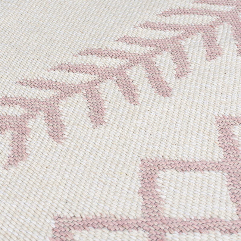 Geometric floor rug - Decio Edie Pink