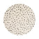 Round High Pile Rug - Grand Dots Cream/Black