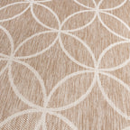 Geometric Outdoor Rug – Faro Ripple Beige