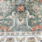 Show moreVintage Rug - Ember Oriental Green
