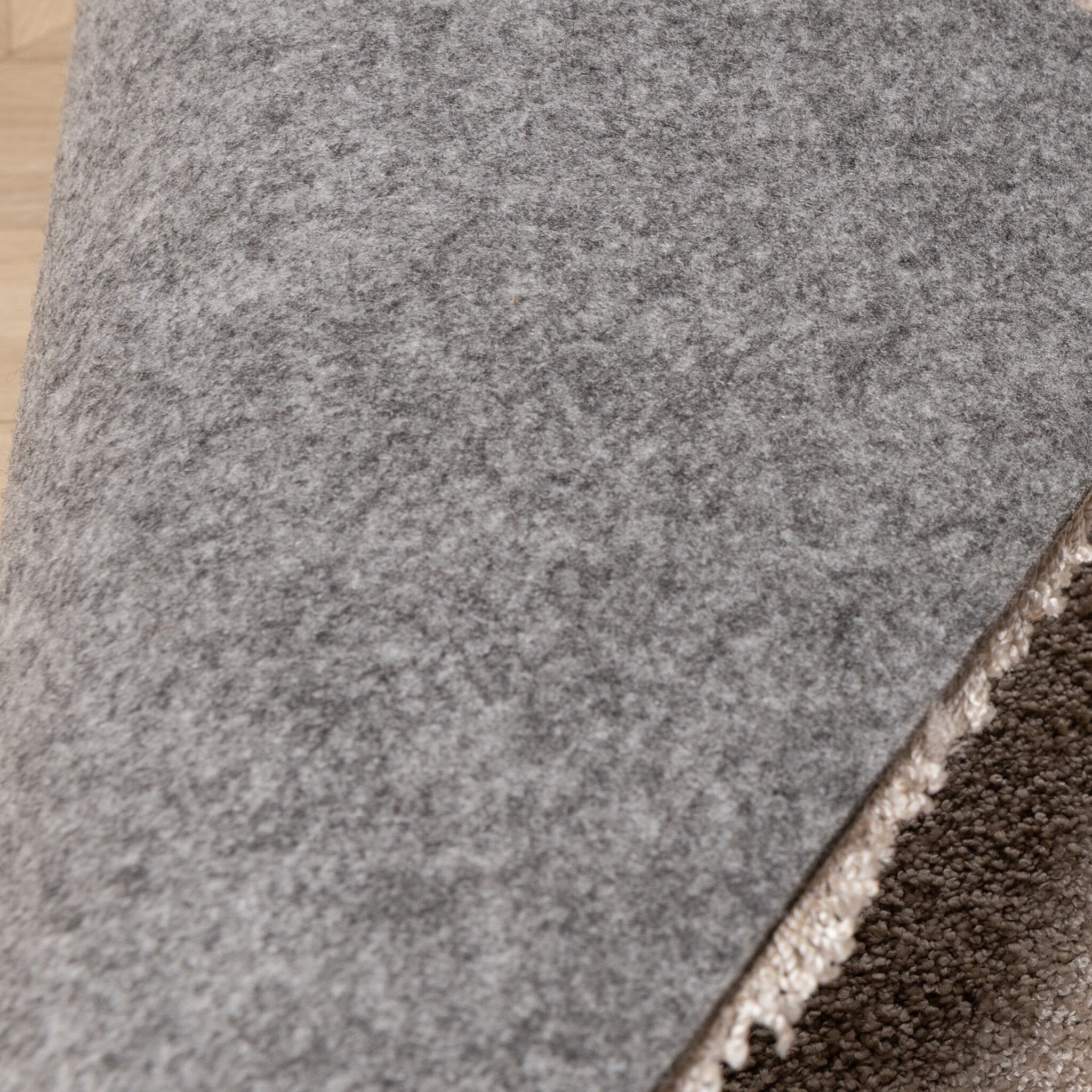 Round Washable Rug – Clean Beige