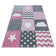 Children's Floor Rug - Ava Multi/Pink