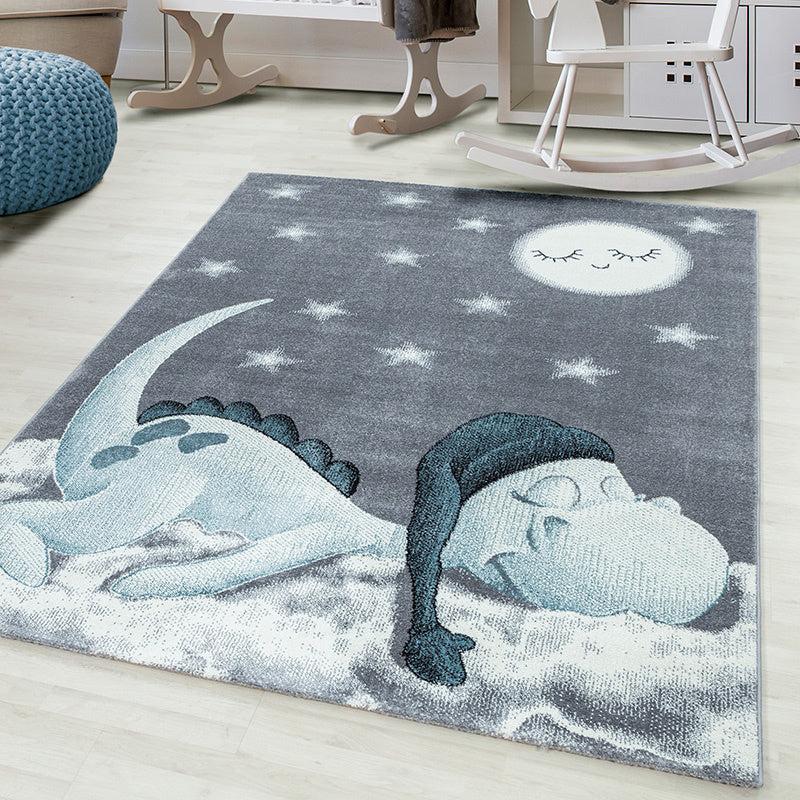 Kids Rug - Bambi Dino Blue