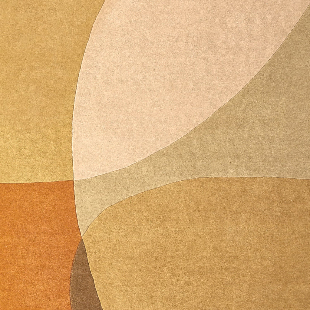 Wool floor rug - Shades Gold/Yellow 510