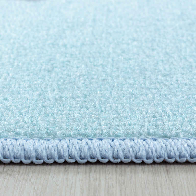 Children's floor rug - Pleun Star Blue