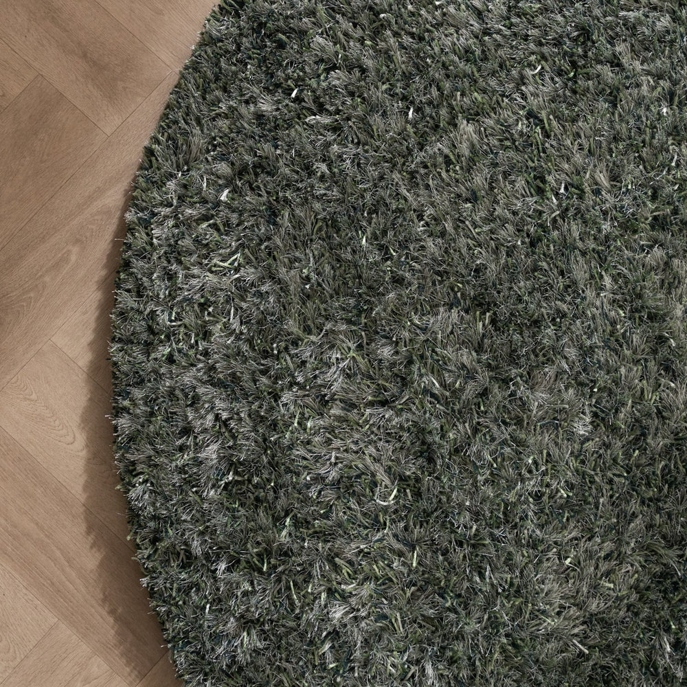Round Shaggy Rug - Grace Green
