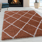 Berber Rug - Agadir Lines Terra/Cream