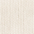 Oval Wool Rug - Feline White