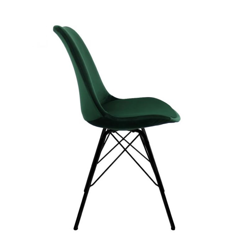 Chair Velvet - Dark Green
