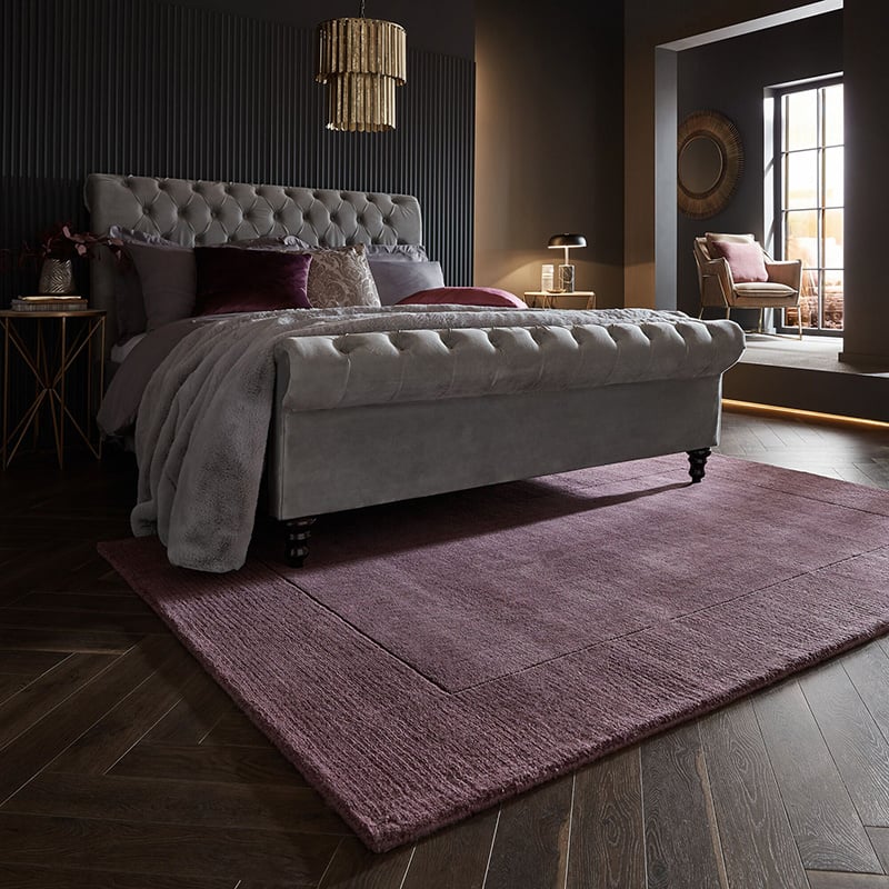 Solid floor rug - Tuscano Purple