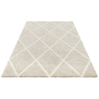 Scandinavian floor rug - Maniac Beige/Cream Lunel
