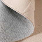 Round Scandinavian Rug - Charm Circles Beige