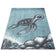 Children's Floor Rug - Bambi Turtle Blue