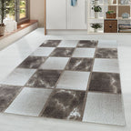 Modern floor rug - Optimism Box Taupe/Grey