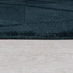 Modern floor rug - Mozo Shard Petrol
