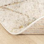 Round High Pile Rug - Blend Lines Terra