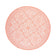 Round Outdoor Rug - Summer Oriental Pink