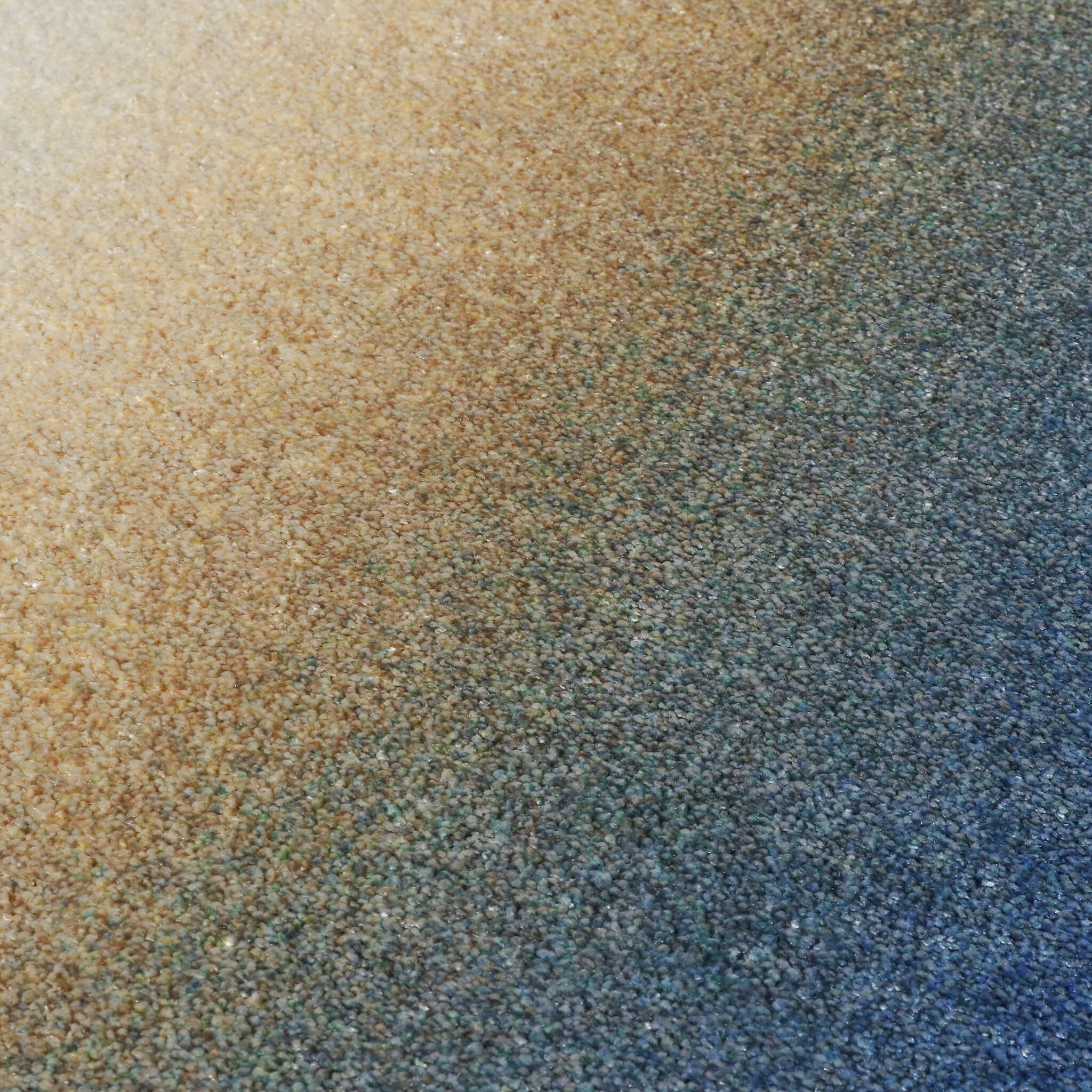 Organic Rug – Mellow Blue/Yellow