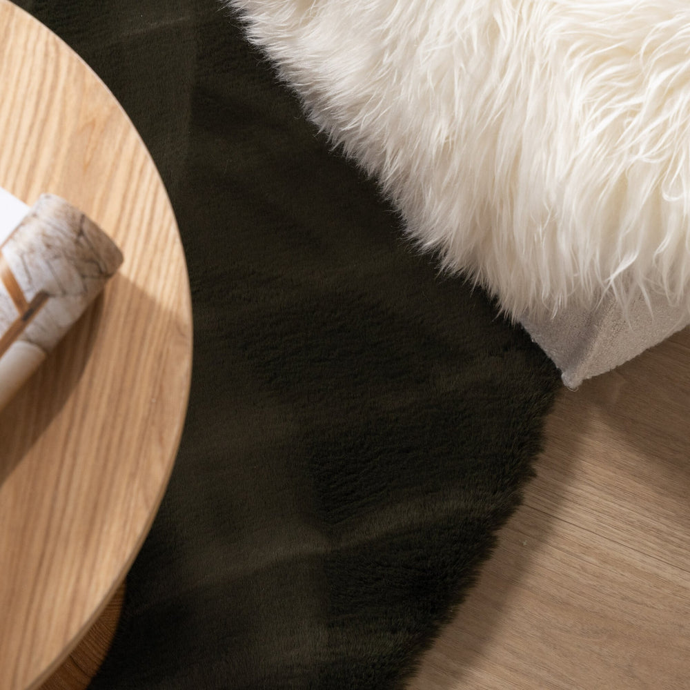 Round High Pile Rug - Comfy Supreme Green