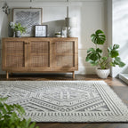 Washable floor rug - Galeo Jaipur Grey