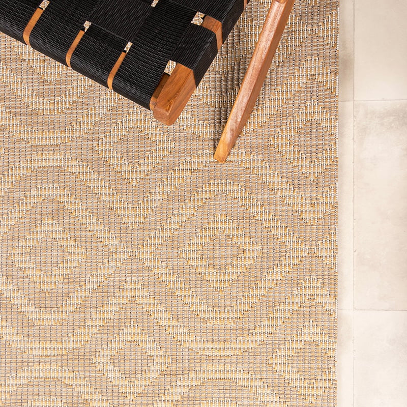 Outdoor Rug - Summer Retro Yellow