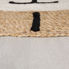 Jute Children's Floor Rug - Julio Lion Beige
