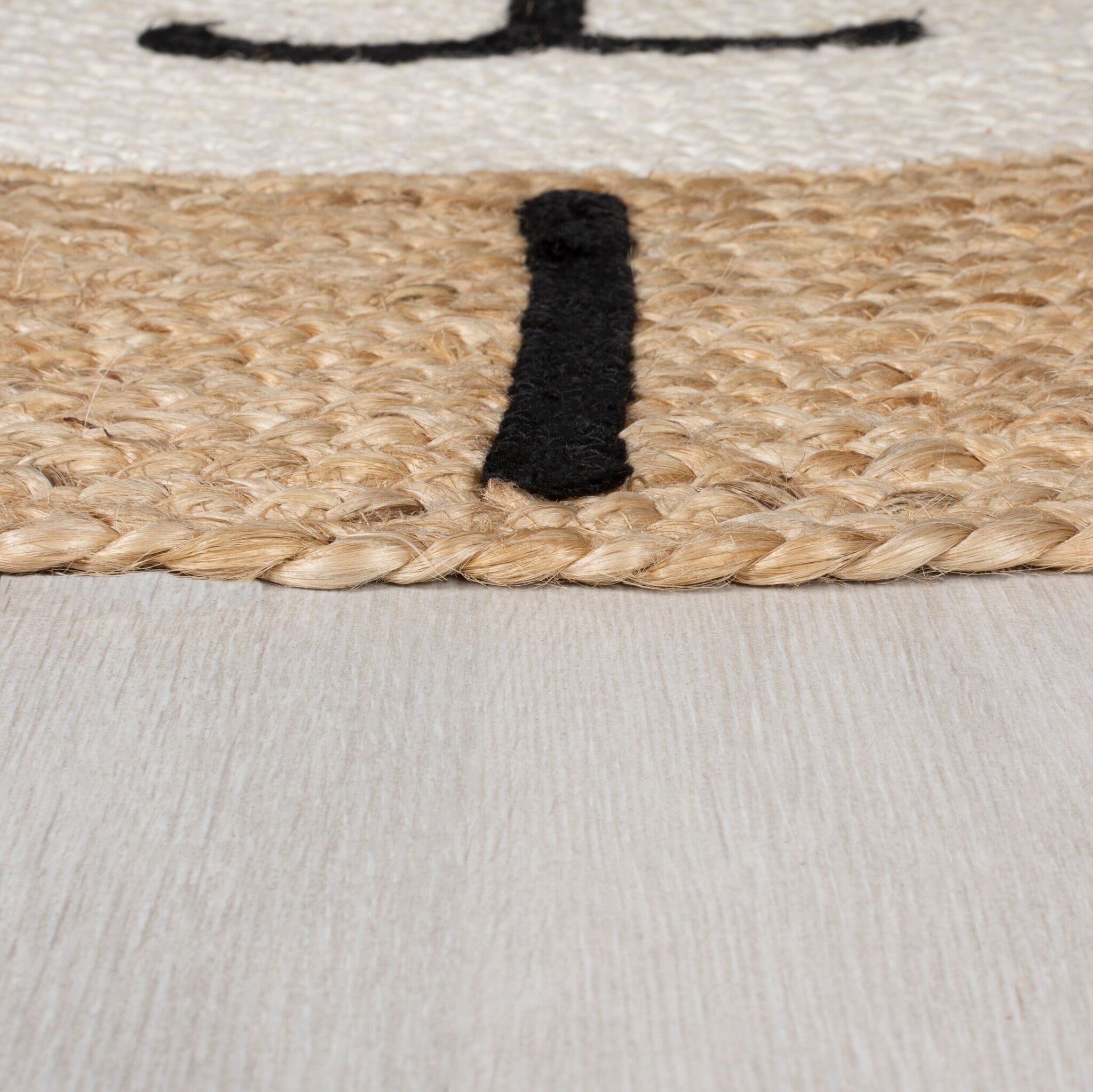 Jute Children's Floor Rug - Julio Lion Beige
