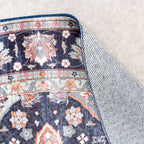 Round Vintage Rug - Imagine Oriental Blue