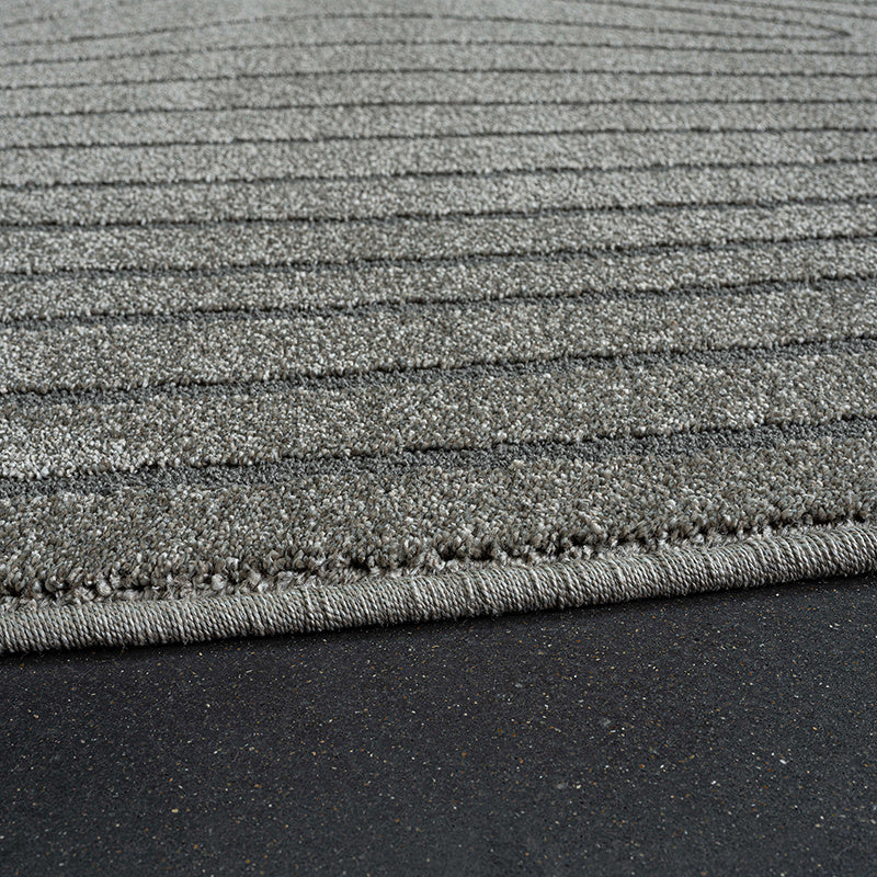 Organic floor rug - Vince 7131 Dark Grey