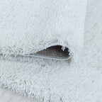 Round High-Pile Floor Rug - Fuzzy White
