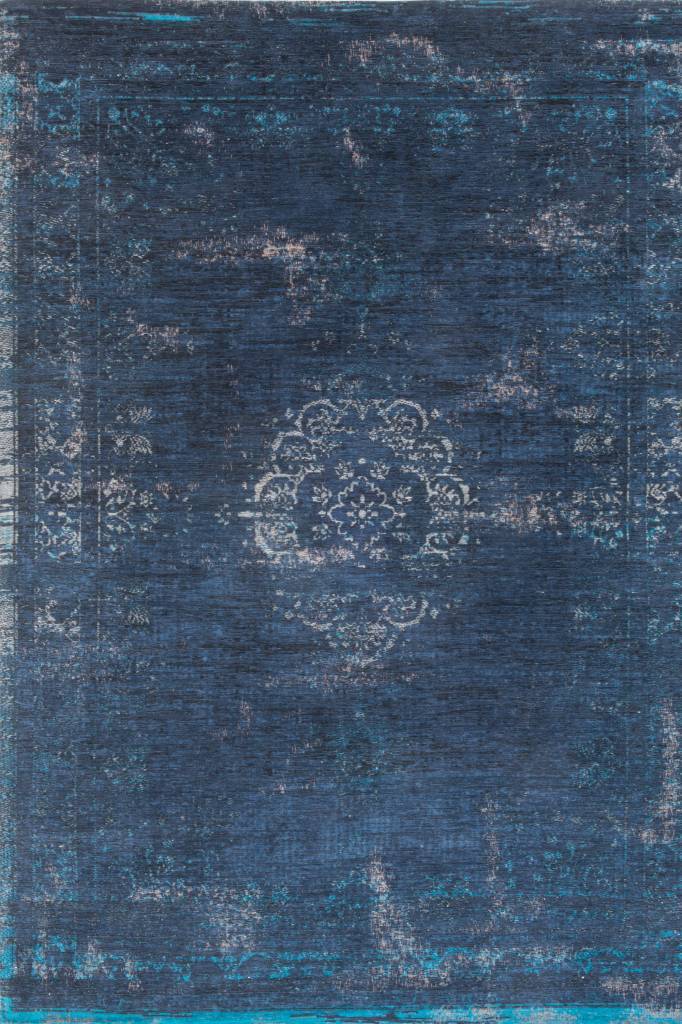 Vintage floor rug - The Fading World Blue Night 8254