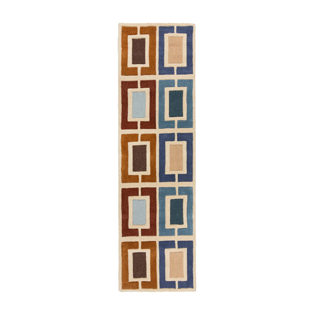 Retro runner - Ryano Blocks Blue/Multicolor