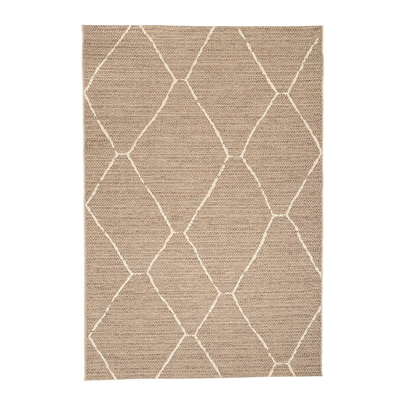 Jute Outdoor Rug - Fora Lines Natural