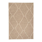 Jute Outdoor Rug - Fora Lines Natural