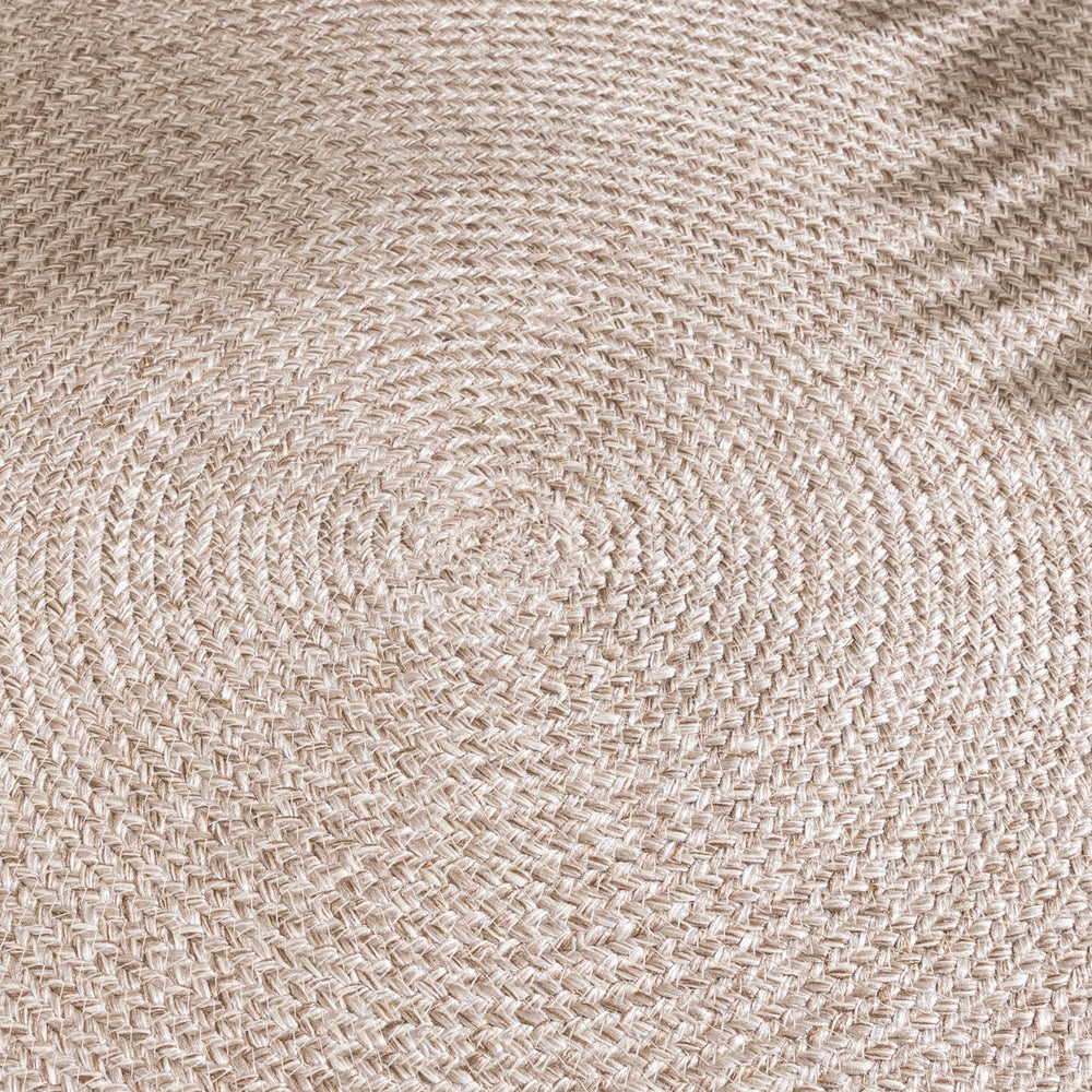 Round Jute Outdoor Rug - Bali Cream
